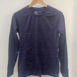 Figs Purple Long Sleeve Tee